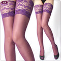 Elegant Lace Sheer Thigh-High Stockings